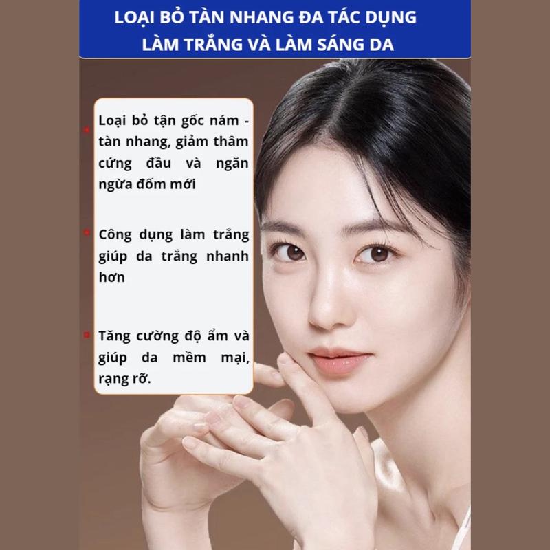 Product Introduction of ￼Sữa rửa mặt làm trắng da và tàn nhang Aofuxue Sữa rửa mặt làm sạch nhẹ nhàng và không căng, kiểm soát dầu và làm sáng amide  Skincare 7