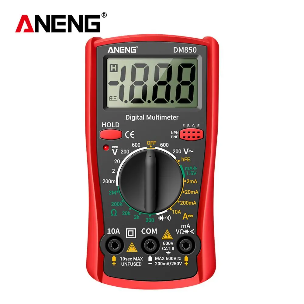 Digital Multimeter, Automatic AC Voltage Tester, Professional Digital Multimeter With Bracket, Automotive Diagnostic Tool For Car Repair
