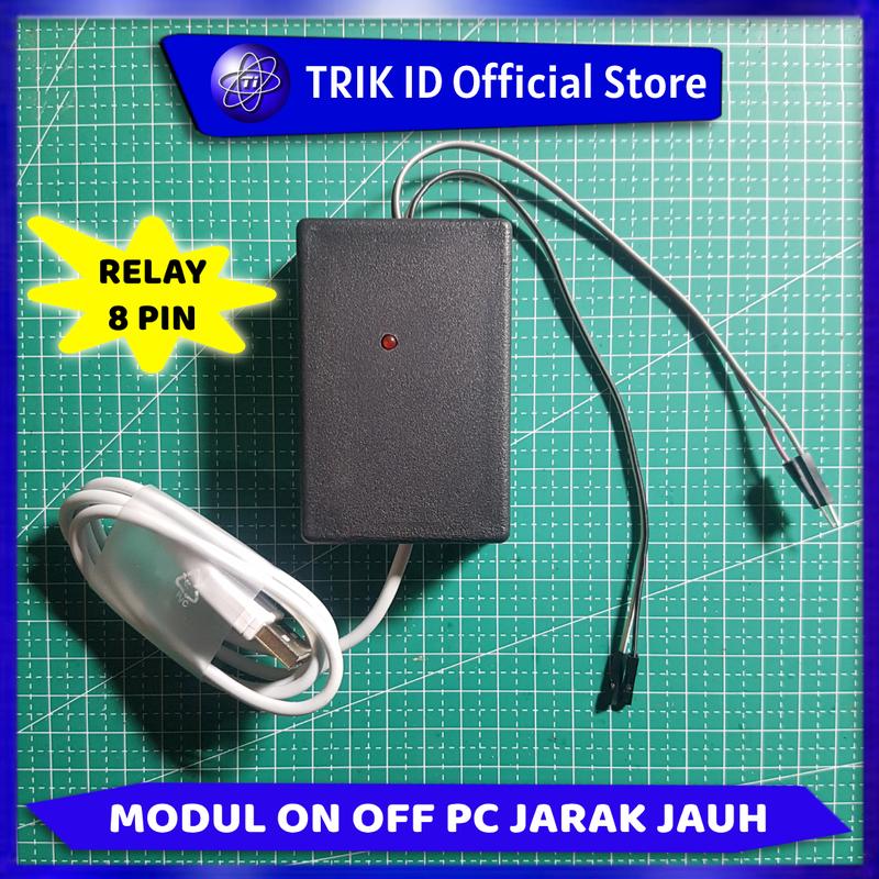 Modul ON OFF PC Jarak Jauh | Modul Momentary ON Relay 8 Pin - Shop ...