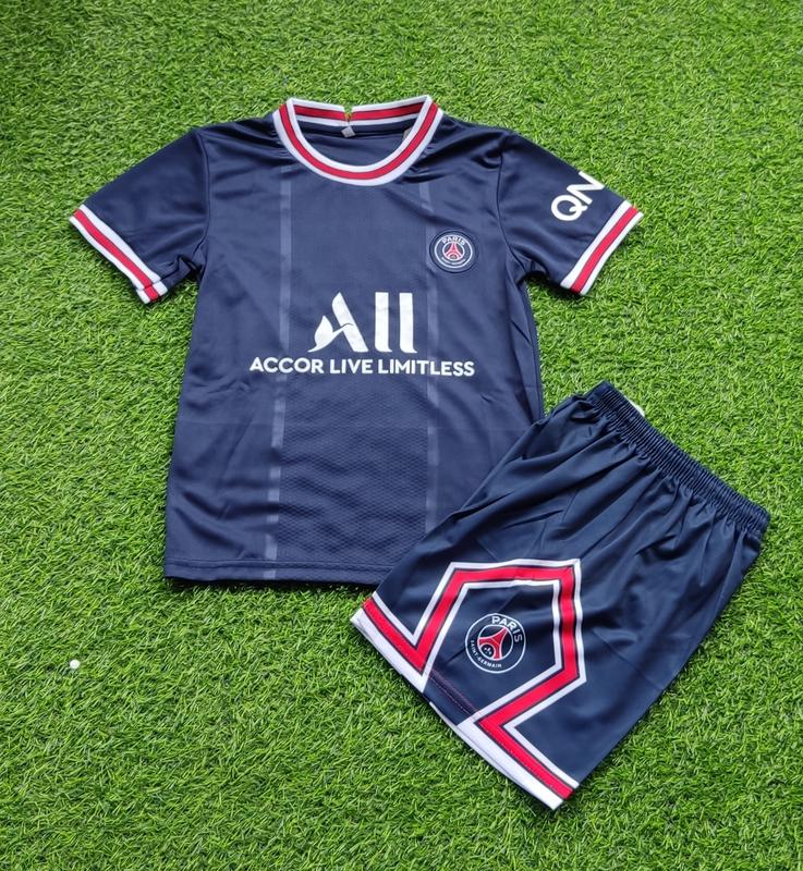 Set quần áo bóng đá trẻ em CLB PSG 2 -  Chất vải mè Thái Cao Cấp - In tên số theo yêu cầu Sport Kids Nam Đồng