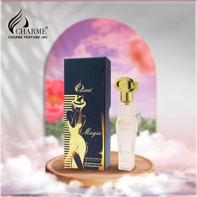 Nước Hoa Vùng Kín Charme Perfume Magic 20ml- Hương Thơm Quyến Rũ Nhẹ Nhàng - Tặng 1 Bịt Khăn Ướt Mini 4