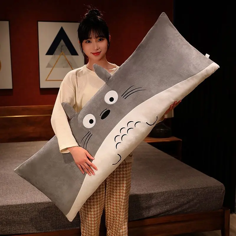 Bantal Panjang, Bantal Baru untuk Gadis Tidur, Bantal Sokongan Kaki, Sesuai untuk Tepi Katil dan Sofa, Boleh Tanggal dan Boleh Dicuci, Anak Patung Peluk Tidur Comel Berganda, 2025 Soft Bedding Pillows
