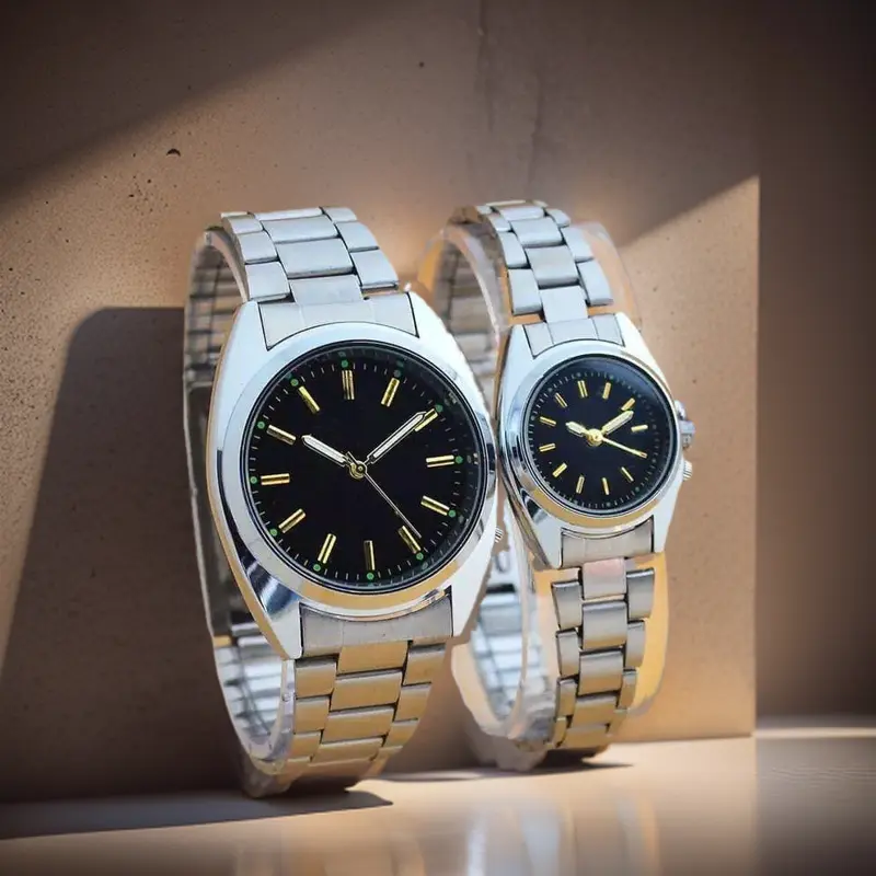 Promo Harga Spesial Jam Tangan Pasangan Pria Wanita Fsl Terbaru Rantai Stainless