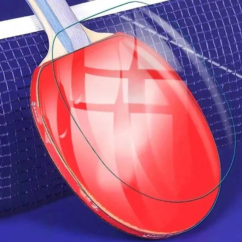 Professional Accessories Transparent Ping Pong Racket Protective Film Self Adhesive Rubber Dust Proof Racket Rubber Protective Film Sticky Table Tennis Paddle Maintenance Cover 6