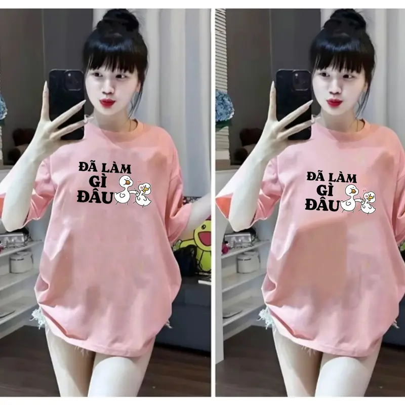 Áo thun nam nữ Đã làm gì đâu tay lỡ form rộng unisex 3