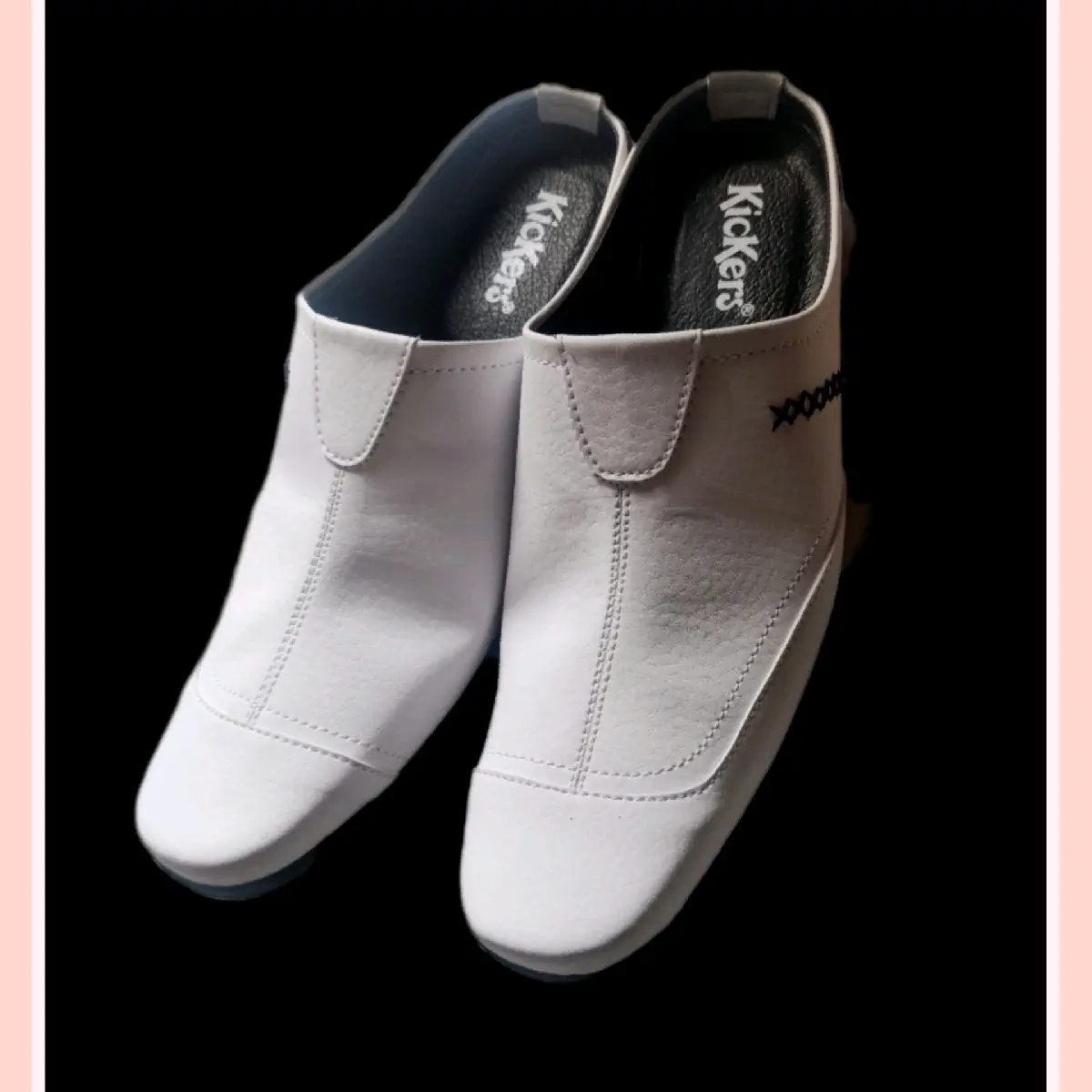 sepatu slop pria//sepatu slop formal Shoes Putih