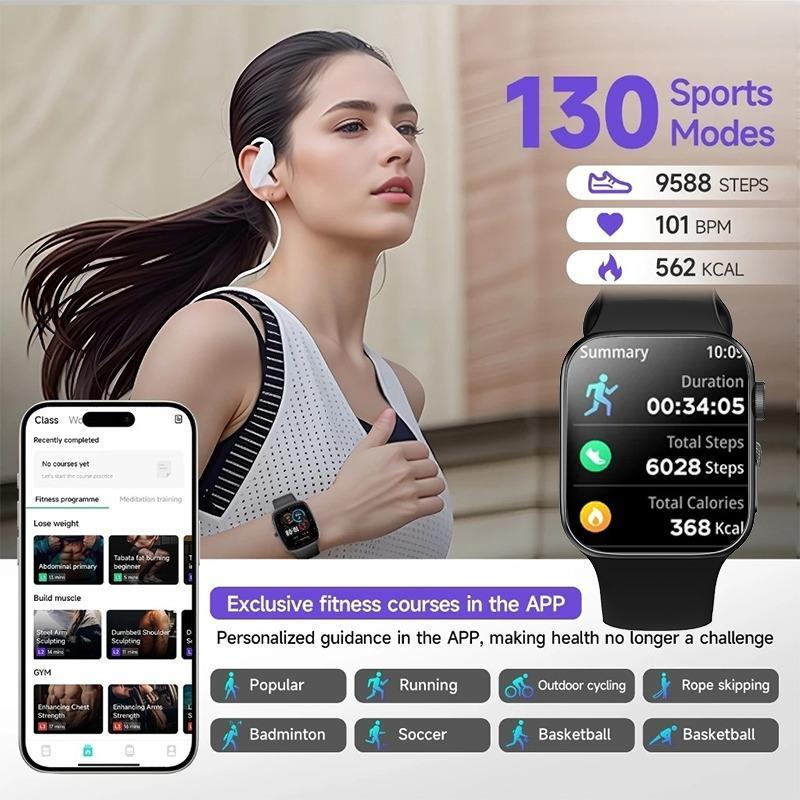 [COD] Original SmartWatch TX 10 PRO MAX | Hand Gesture | 2.04 Inch Touch Screen 45mm | Smart Watch Wanita Pria | Android iOS Digital Watch | iphone Calling | IP68 Waterproof | Music Playing | Wallpaper Series | jam tangan pasangan | Heart Rate | Gps peta