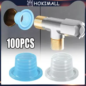 100pcs Seal Karet Kran Air Karet Silikon Pengganti Sealtape Untuk Pemasangan Keran Air