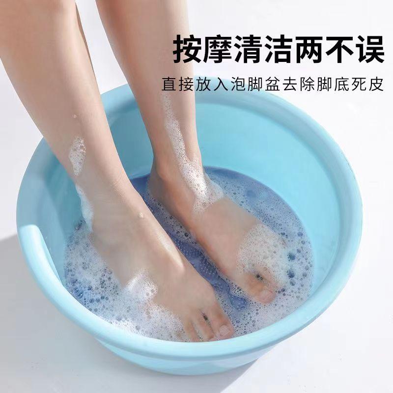 Máy chà lưng Treo Tường, Mới cho năm 2025, Bàn Chải Tắm Silicon Tự Dính, Để sử dụng trong Vòi Hoa Sen, Tấm tẩy tế bào chết không tay, Có Cốc Hút, Sử Dụng toàn thân, Chống trượt và chống va đập mát xa 4