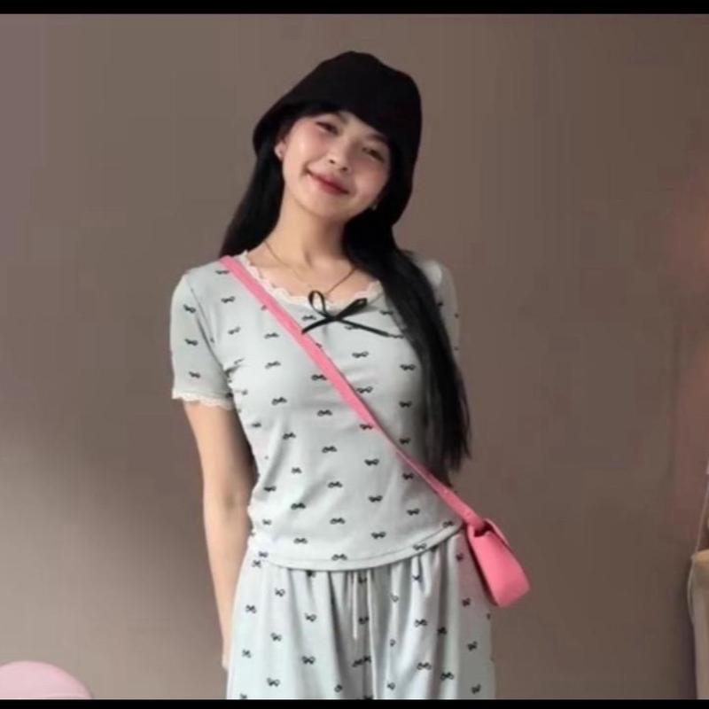 COMBO 2 ÁO CỔ VUÔNG MÀU XÁM DƯỚI 80kg-  nơ phối ren, tăm hàn, co giãn  BIGSIZE Nữ