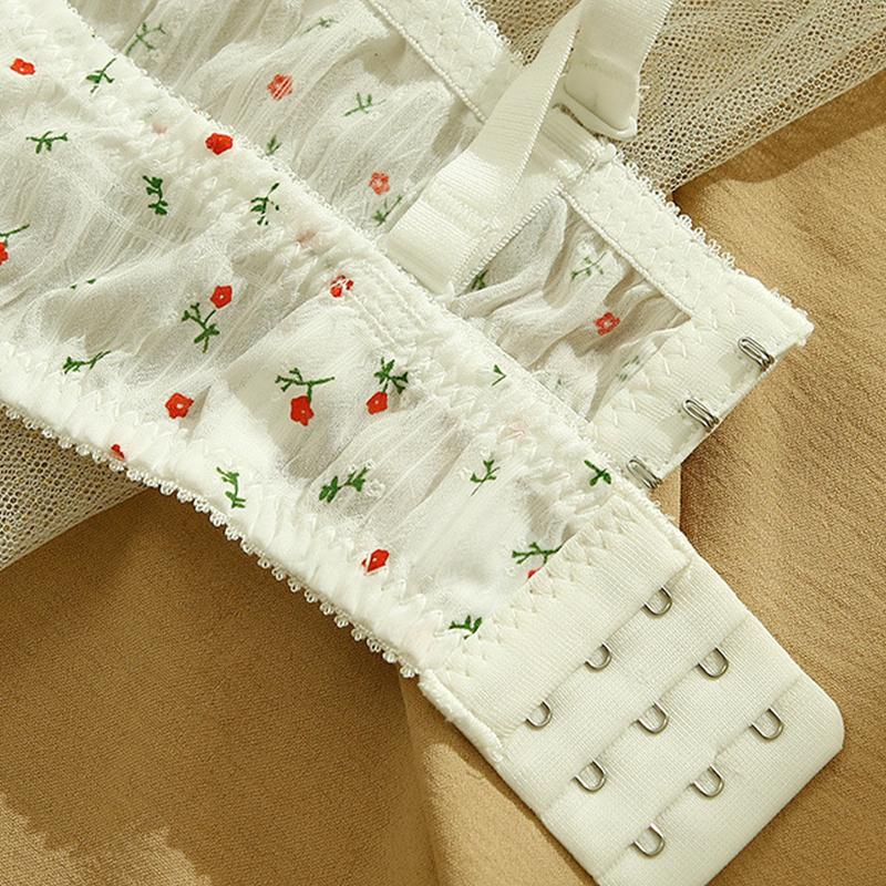 Áo ngực học sinh mút mỏng chất cotton đũi - Áo lót nữ sinh cấp 3 không gọng 3 nấc cài, mát mịn VALICA  A739 Bra Women Top 8