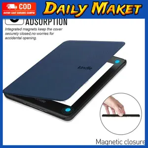 Case Origami untuk Kindle Paperwhite 11th Gen Casing Kulit PU Pelindung Smart Cover untuk Perlindungan Maksimal dan Tampilan Estetik
