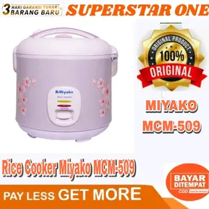 Miyako MCM-509 Magic com/ Rice Cooker 3In1 MCM 509 Kapasitas 1,8 Liter