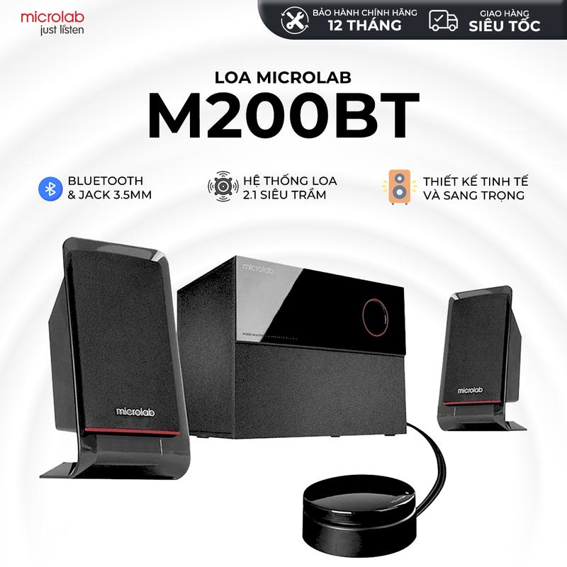 Loa Máy Tính Microlab M200BT Bluetooth Củ Loa Nghe Nhạc Củ Loa Nghe Nhạc Không Dây Wireless