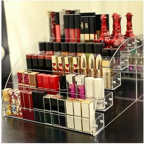 Kệ Mica Trưng Bày Sơn Móng Tay, Kệ Đựng Đồ Nail Mi Móng, Đựng Đồ Son Môi, Nước Hoa, Mỹ Phẩm, Sắp Xếp Đồ Gọn Gàng