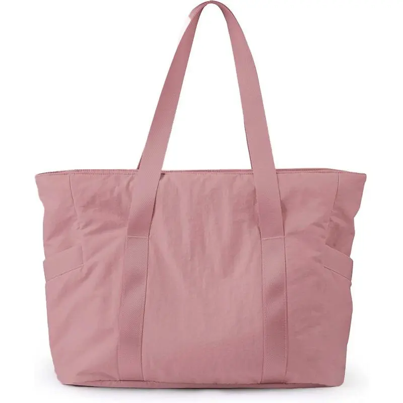 Large Capacity Zipper Tote Bag, Multi-pocket Gym Bag, Sports Bag for Women & Men, Gym Bag for Sports, Fitness, Travel, Office Bag, Computer Bag