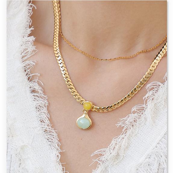 Product Introduction of สร้อยคอและต่างหูหินไทเฮ่ ทันสมัย หรูหรา ราคาไม่แพง หรูหราระดับไฮเอนด์ หรูหรา ละเอียดอ่อน และเรียบง่าย สไตล์ใหม่ 2025 2