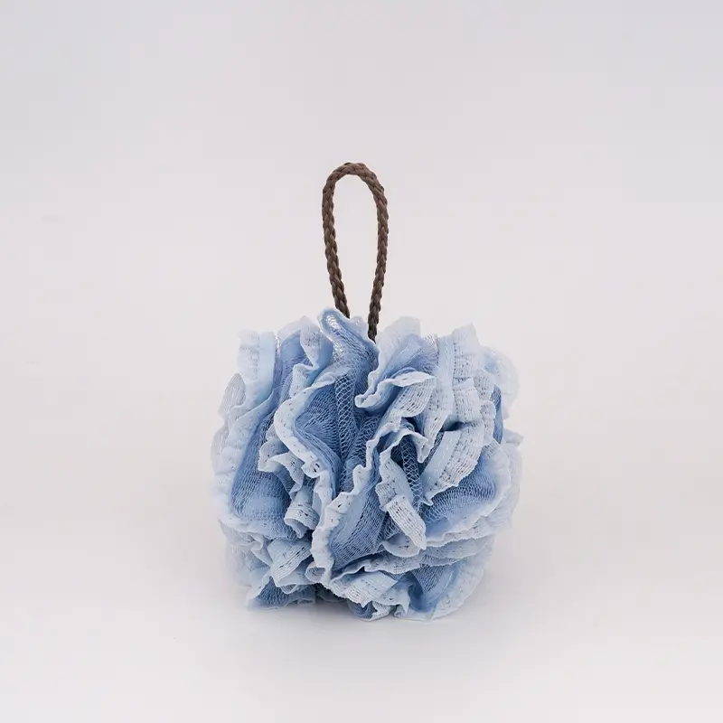 OHSOME - Solo Corner Bath Ball Shower Puff Dengan Motif Renda Alat Mandi 1
