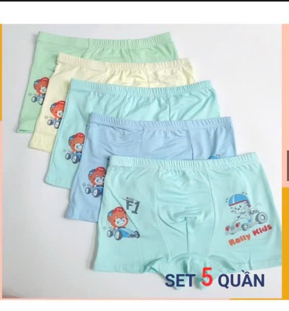 Product Introduction of Combo 10 quần sip đùi  dành cho bé trai( có tách lẻ 5 quần) chất cotton mềm mại thoáng mát với hình ngộ nghĩnh đáng yêu có size từ 8-25kg Vải Cotton 6