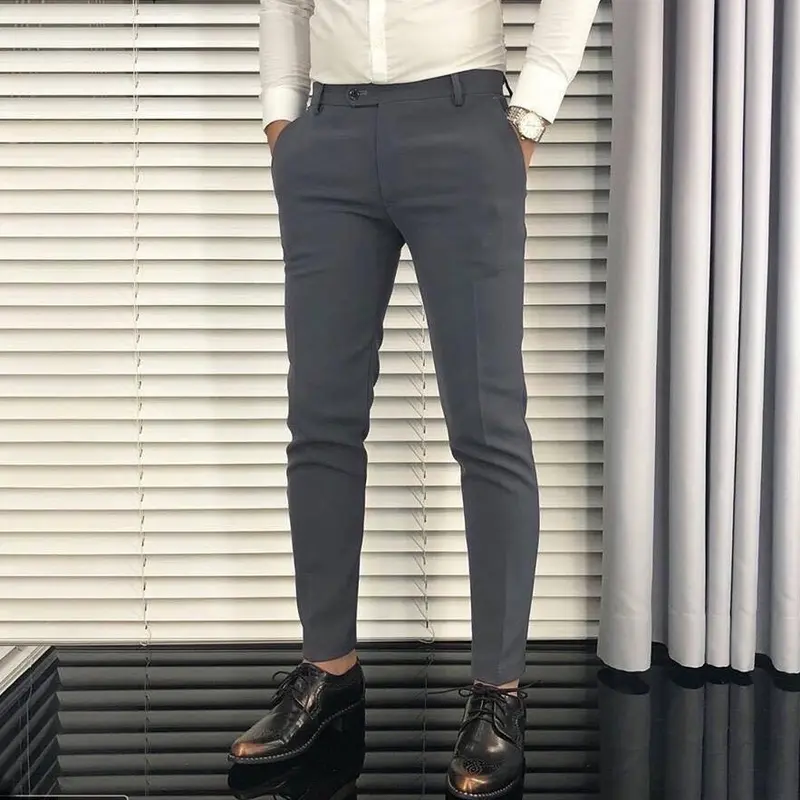 Quần Tây Âu Nam-Phong cách Hàn Quốc trẻ trung lịch lãm- Form Slimfit cùng chất vải co giãn, thoải mái 4