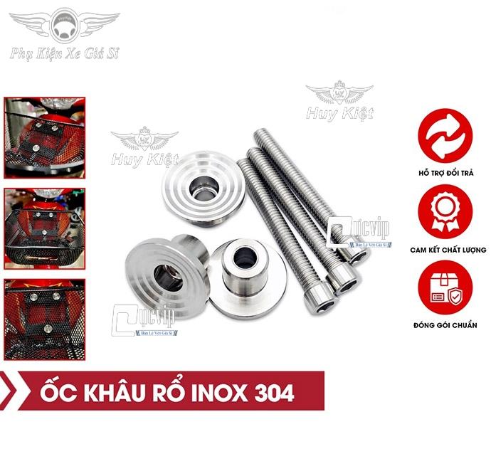 Tặng Ốc Khâu Bắt Rổ Salaya Thái Inox 304 Xe Dream Future I II Neo X Future Led Wave Nhỏ A S RS RSX ZX Blade