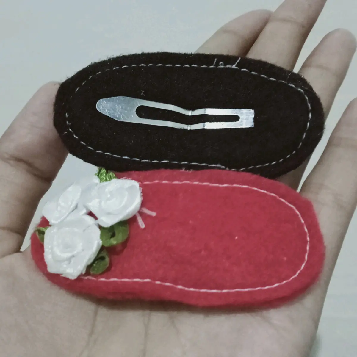 acsesoriskekinian 2 pcs jepit rambut tiptop bunga Sintetis Plastik Harian Santai Anak Perempuan