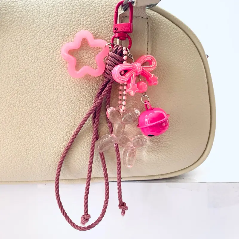 Gantungan Tas Tali Love Bunga Grosir/ Bag Charm Premium Grosir DEAR 4