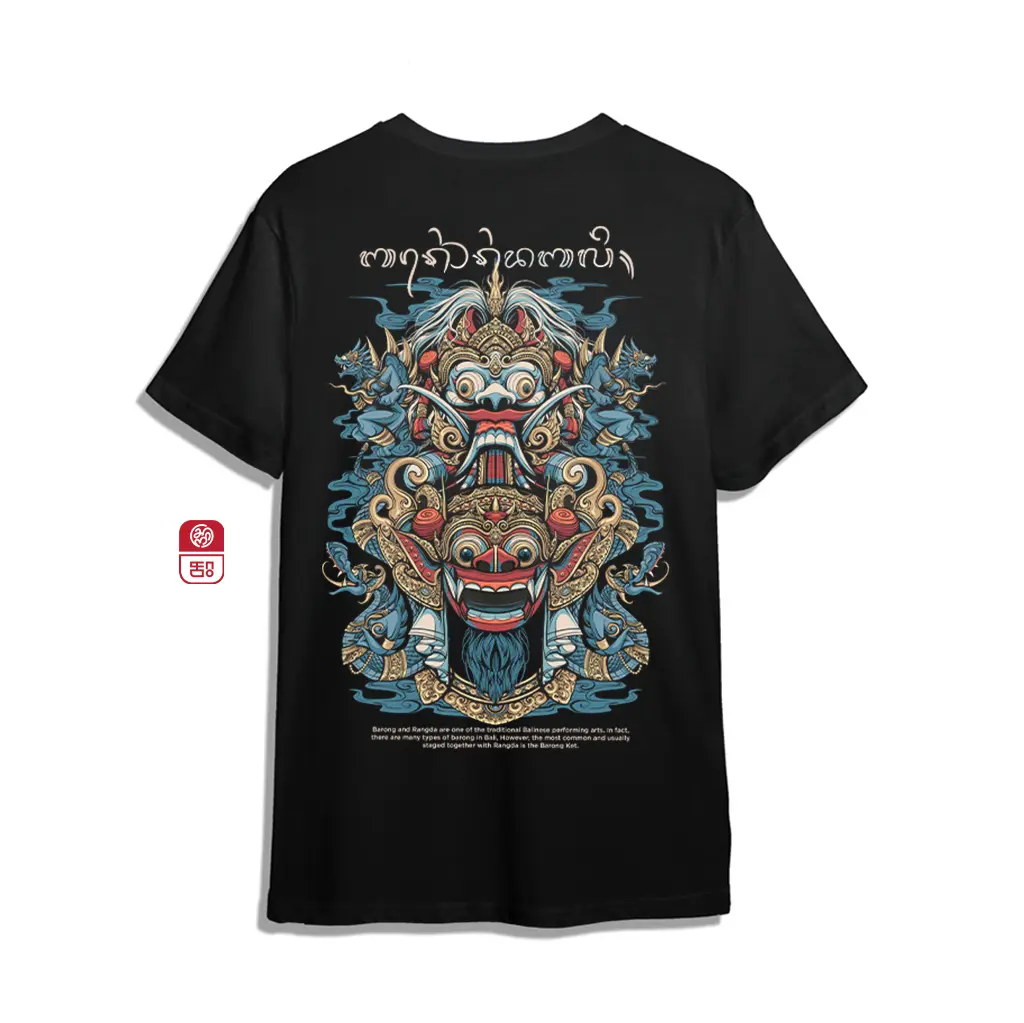 T-SHIRT BARONG X RANGDE  ( SENIMAN BOCAH STYLE )