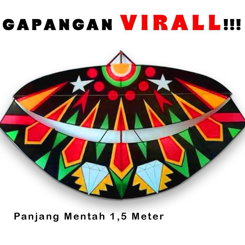 Product Introduction of Rangka layangan Pegon model semok sayap 80cm 100cm & 150cm (merakit sendiri) 0