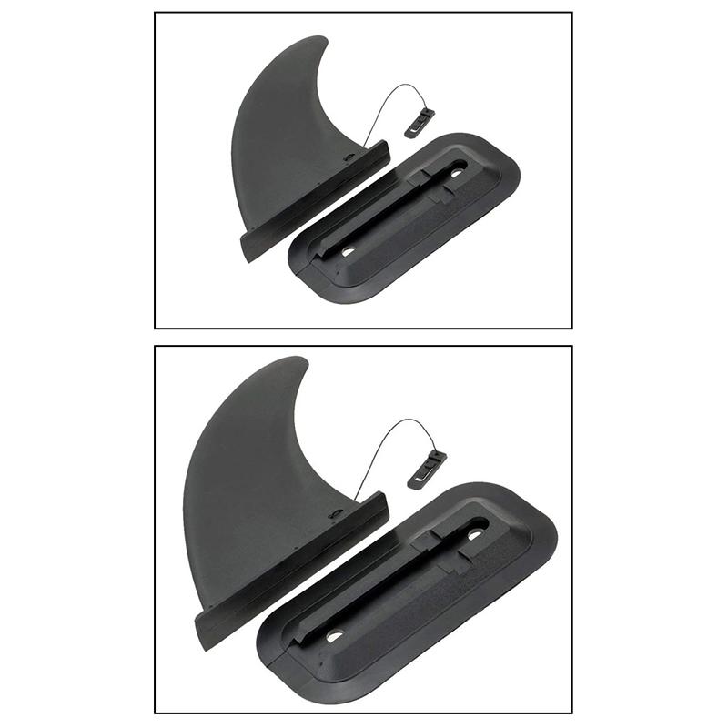 Product Introduction of Surfboard Paddleboard Snap-On Tailfin Boat Sup Slide-In Large Fins Removable Splitter Rudder 17