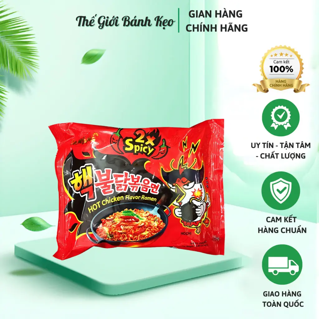 Mỳ Siêu Cay X2 Samyang Gói 140g