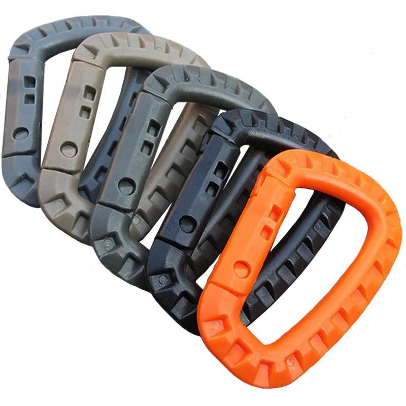 Product Introduction of 1/2/4PCS 6x Tactical Carabiner Carabina Karabiner Clip Plastic Cadet Hiking Camping 24