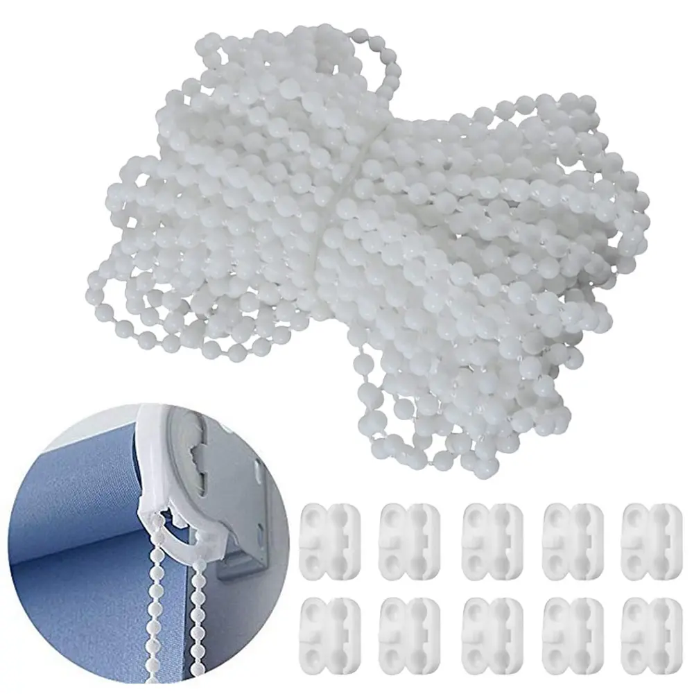 Dây rèm bóng mù con lăn, 10 mét cuộn, dây điều khiển La Mã dọc, với hạt