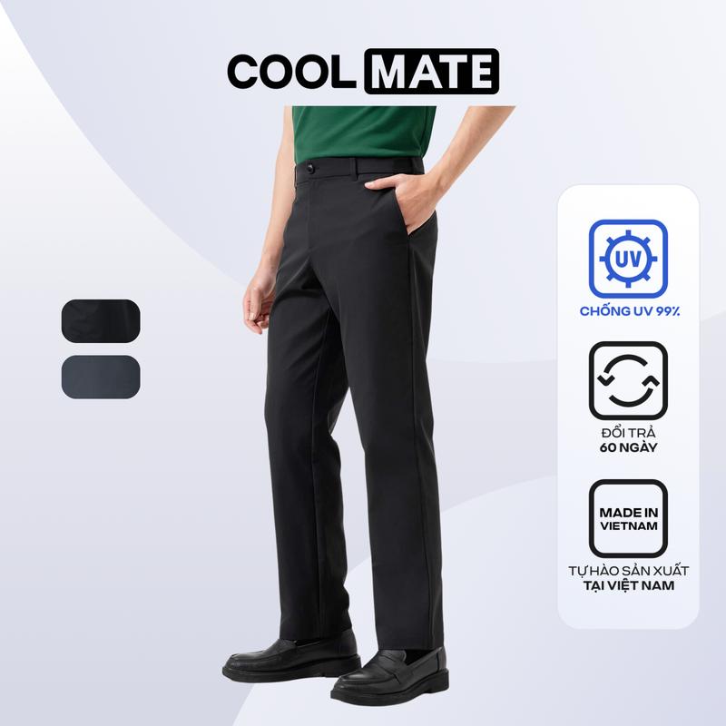 Quần jeans nam dáng Regular Straight dáng suông vừa - Coolmate