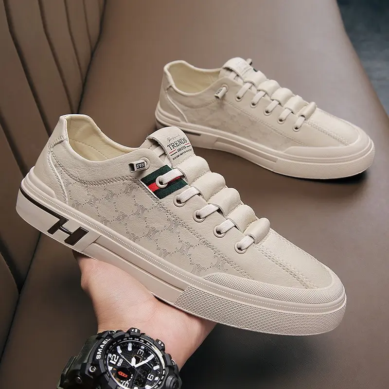 Giày nam dây rút thông minh-Ck201 Cao Su Sneaker