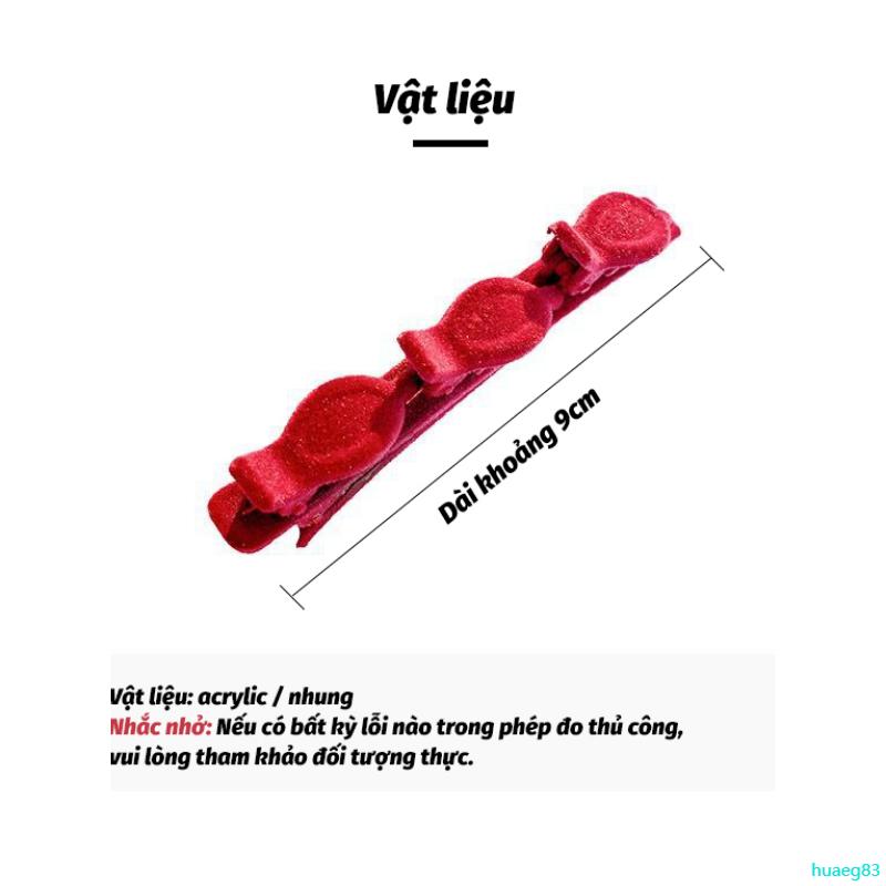 Product Introduction of huaeg83 Kẹp tóc của phụ nữ, Kẹp Tóc Bện Kẹp Tóc Mái Năm Mới Dễ Thương Cho Bé Gái-MCKES 20