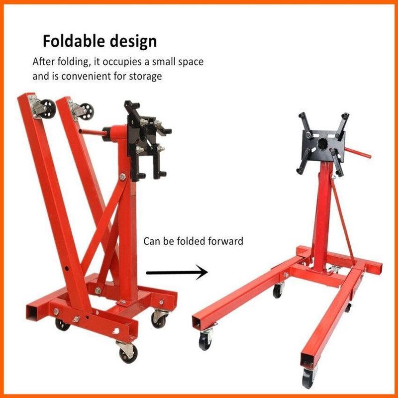 Product Introduction of TODOV-สามารถหมุนได้ 360°  แท่นประกอบเครื่องยนต์ Engine Repair Bracket รับน้ำหนักได้ 900กก สามารถพับได้ แท่นย สะดวกรวดเร็วทั้งรื้อและประกอบ ขาตั้งซ่อมเครื่องยนต์ แท่นจับเครื่องแบบเคลื่อนย้าย แท่นจับเครื่องยนต์ แท่นจับเครื่อง 14