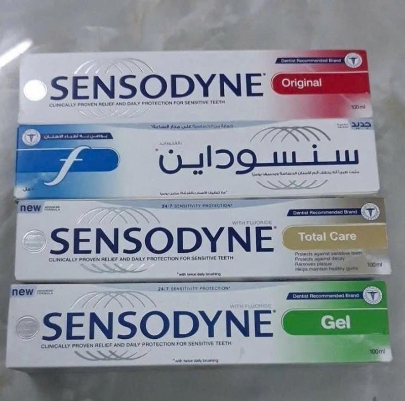 Product Introduction of [FREE SHIP] COMBO 5 Tuýp Kem đánh răng Sensodynee - Tặng 6 bàn chải 10