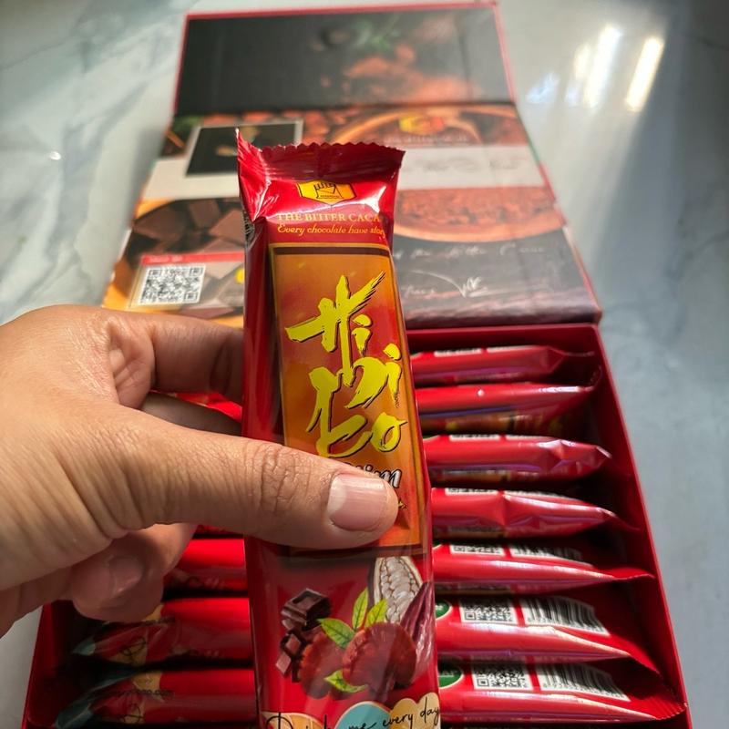 1 hộp 20 gói cacao màu đỏ thơm ngon