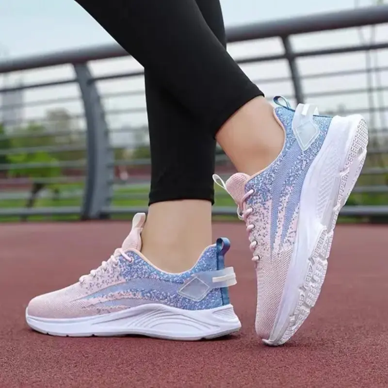 Giày Thể Thao Nữ , Giày Chạy Bộ , Giầy Tập Gym Thoáng khí Sneaker Sport FD25 ( tăng size ) 0