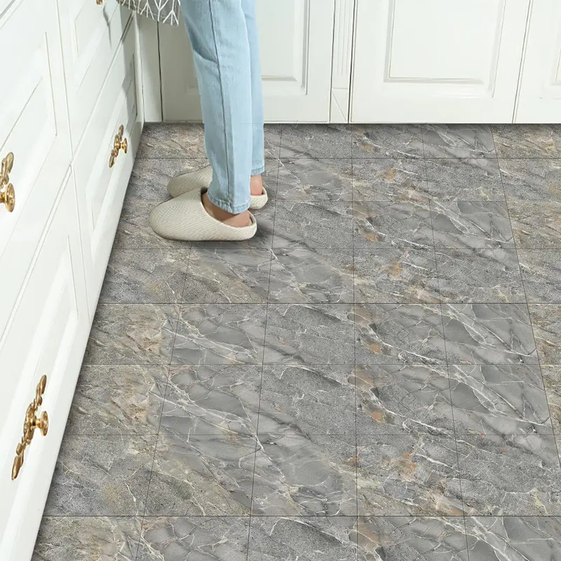 Marble Pattern Self-adhesive Wall Sticker, 10pcs/set Removable Wall Tiles Sticker, Wall Decal, Wall Decor for Home Kitchen Bathroom, Adhesive Stickers, Decoration Items, Sticker Decorations 3
