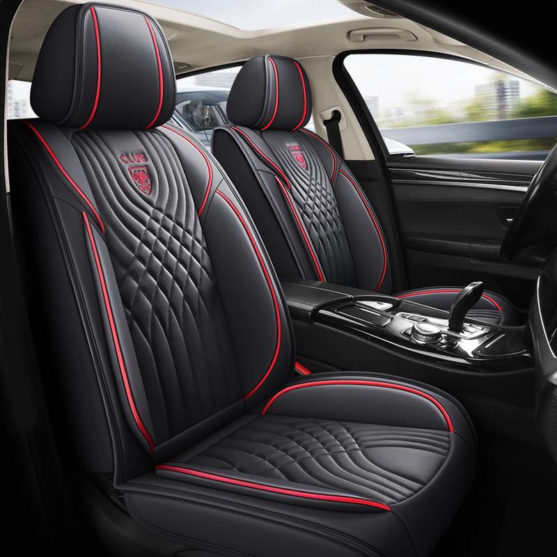 Product Introduction of Car Front Seat Cover, Solid Color Car Front Seat Cushion, Universal Car Seat Protector, Car Interior Accessories for Men & Women 3