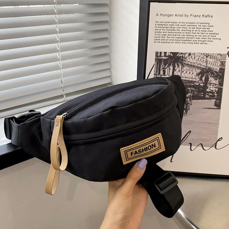 Product Introduction of Chest Bag For Men Solid Color Waist Bag High Quality Women Shoulder Bag Multifunction Male Fanny Pack Crossbody Small Bag 24
