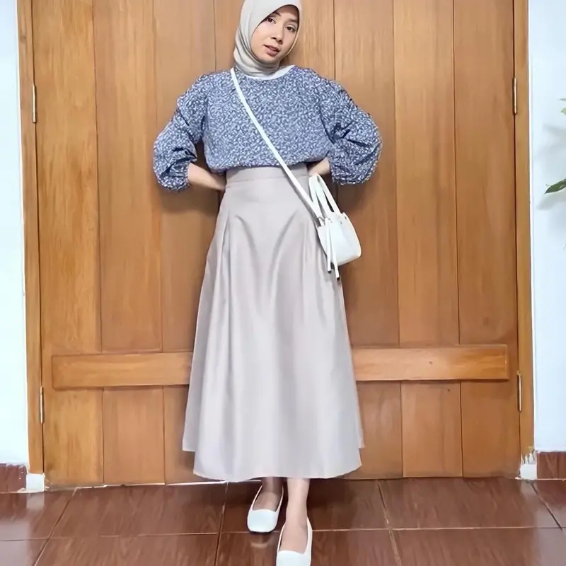 LILY HIGHWAIST SKIRT - Rok Basic Polos - Rok Korean Style 6