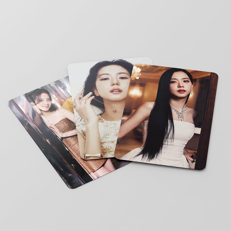 Thẻ LOMO Album Blackpink JISOO, LINXX, Nhóm Nhạc Nữ Kpop, Thẻ Ảnh, Bưu Thiếp, Đồ Sưu Tập Người Hâm Mộ, Bộ Quà Tặng Hàng Hóa, Nhãn Dán Giao Dịch, 55 Miếng 3