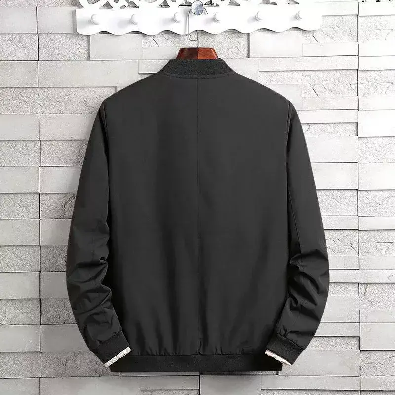JAKET BOMBER PRIA POLOS ORIZINAL PREMIUM BAHAN TASLAN IMPORT WATERFROOP 80% Kantong Merah 1