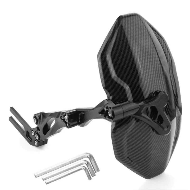 Chắn bùn Thế hệ mới V3 vân cacbon độ xe điện xe máy tặng ốc long đen