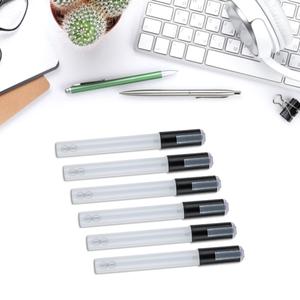 6Pcs Blank Refillable Paint Pens Empty Graffiti Markers Empty Pen Tube for Watercolor Oil Painting DIY Graffiti Coloring