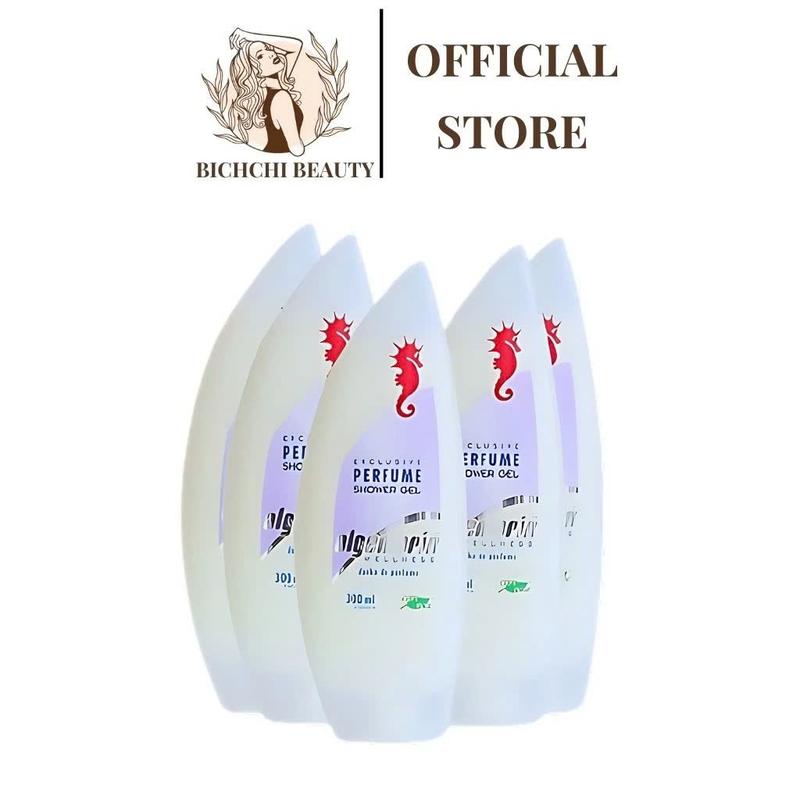 (ComBo 5 Chai) Sữa tắm cá ngựa Algemarin 300ml Đức- Hàng chính hãng...