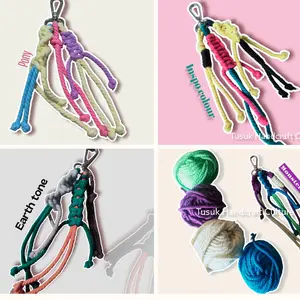 Bagcharm Macrame Murah | Gangtungan Tas - Gantungan kunci - keychain